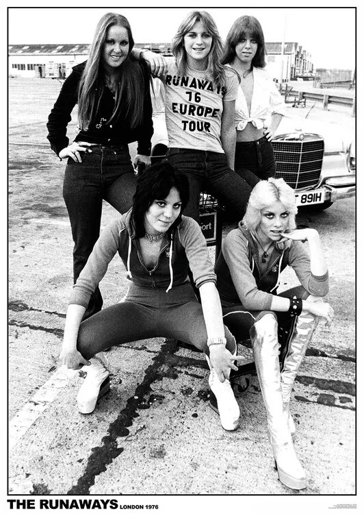 Αφίσα The Runaways - London 1976