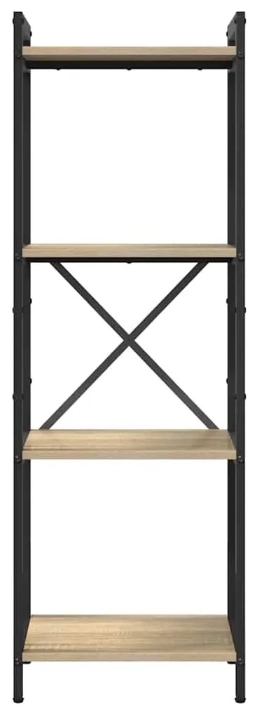 vidaXL Ράφι Βιβλίων Δρύς Sonoma 40 x 30 x 85 εκ Επεξεργασμένο ξύλο