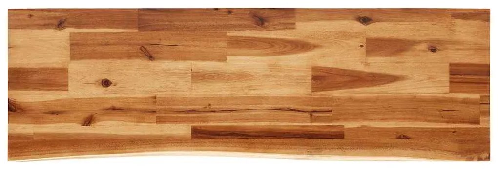 vidaXL Τραπέζι Κονσόλα με Live Edge 110x35x80 εκ. Μασίφ Ξύλο Ακακίας