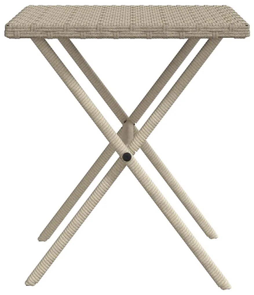 vidaXL Ξαπλώστρες 2 τεμ. Αν. Γκρι από Συνθετικό Ρατάν με Τραπέζι