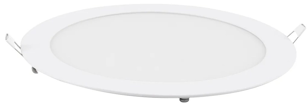 GloboStar® 60189 Χωνευτό LED Panel Φ22cm 20W 2120lm 120° AC 220-240V IP20 Φ22.2 x Υ1.9cm Φυσικό Λευκό 4500K - 3 Years Warranty