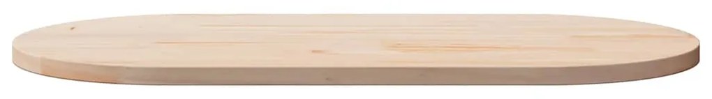 vidaXL Επιφάνεια Τραπεζιού Οβάλ 100x50x2,5 εκ. από Μασίφ Ξύλο Πεύκου