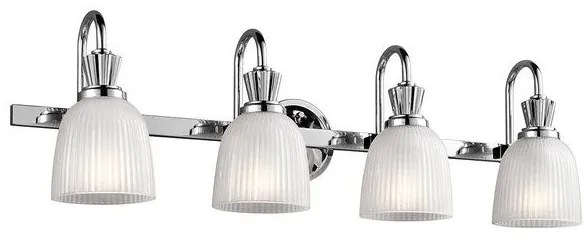 Απλίκα Φωτιστικό Μπάνιου 4xG9  Χρώμιο  IP44 Cora KL-CORA4-BATH Elstead Lighting-KL-CORA4-BATH-Χρώμιο KL-CORA4-BATH