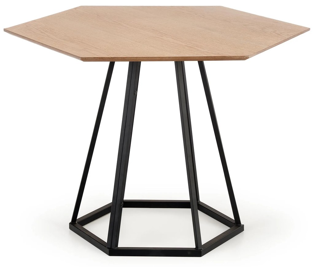 HERMAN table natural/black DIOMMI V-CH-HERMAN-ST