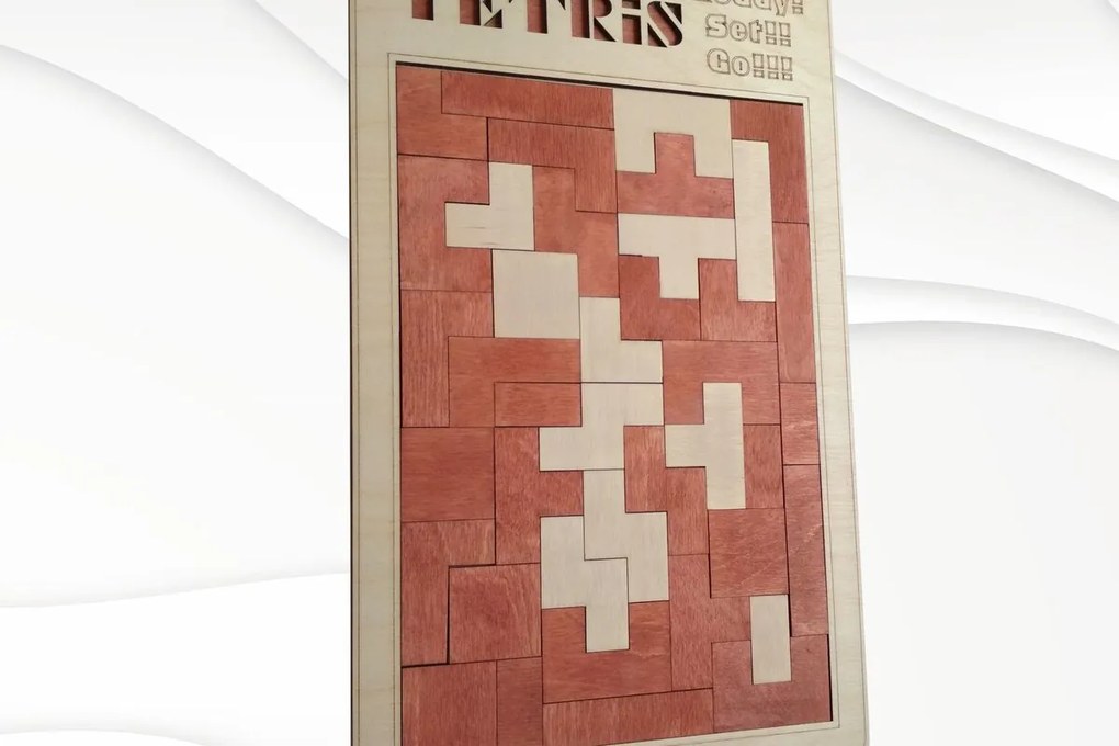 Intra απο ξύλο plywood 3mm-4mm πάχος – Παζλ Tetris Dxf Design Δίασταση 40x30 cm INTRAFABR-60162970