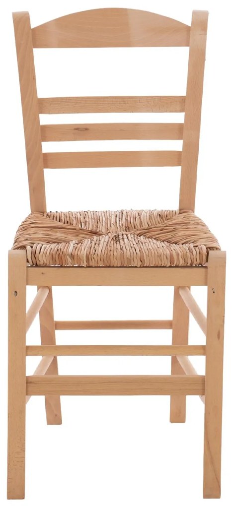 Καρέκλα JHETT C10369.02 Επιλοχία με Ψάθα Άβαφη 40.5x43x88 εκ.
