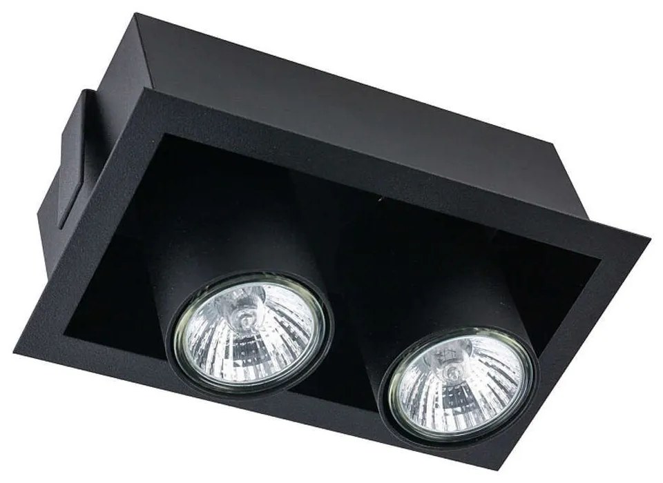 Φωτιστικό Οροφής - Σποτ Eye Mod 8940 Χωνευτό 2xGU10 35W Black Nowodvorski Metal