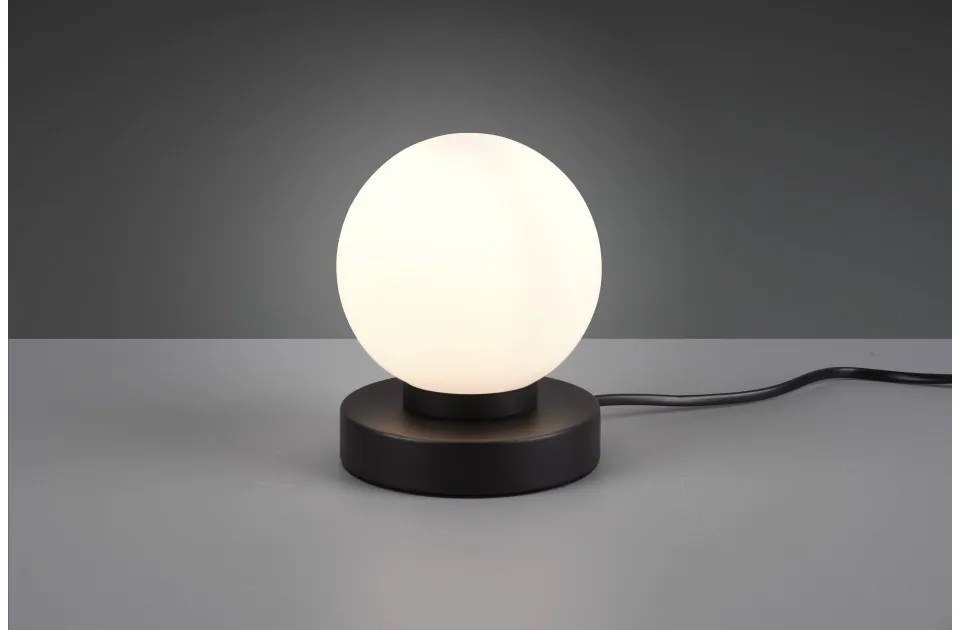 Επιτραπέζιο Φωτιστικό 1xE14 Αφής Prinz II Trio Lighting-R54011032-Μαύρο R54011032