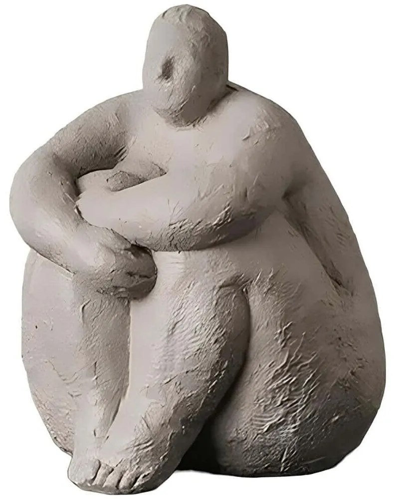 Διακοσμητική Φιγούρα 325CRN1174 14x17x34cm Mink Aberto Design Πολυέστερ