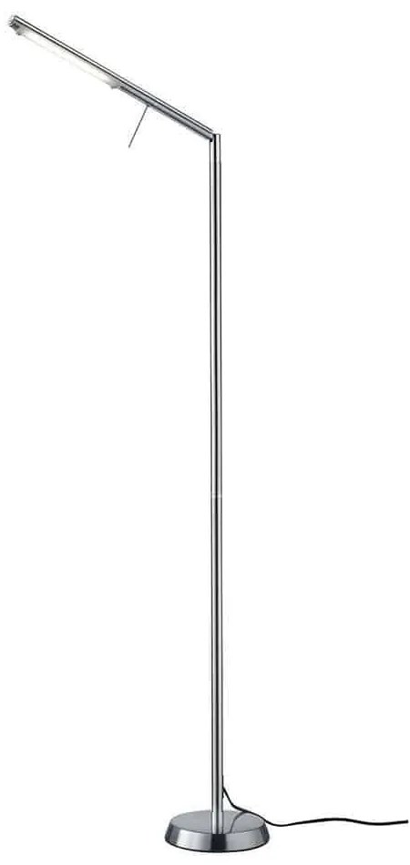 Φωτιστικό Δαπέδου Led Filigran 560Lm 18x162cm Nickel Mat-White 420490107 Trio Lighting Metal, Glass