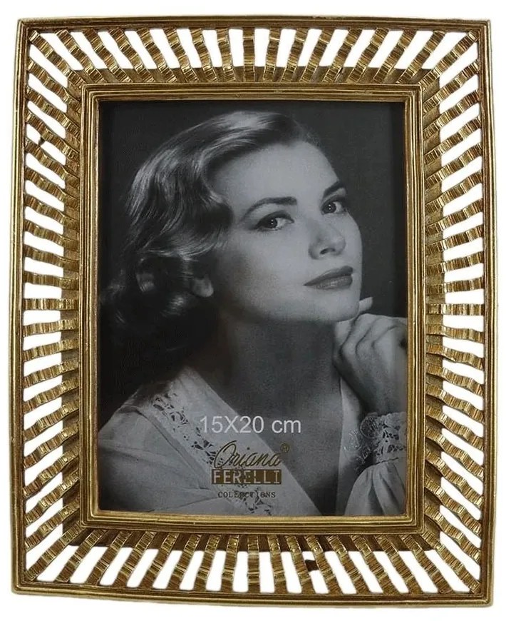 Κορνίζα XL24059168 15x20cm Gold Oriana Ferelli Πολυρεσίνη
