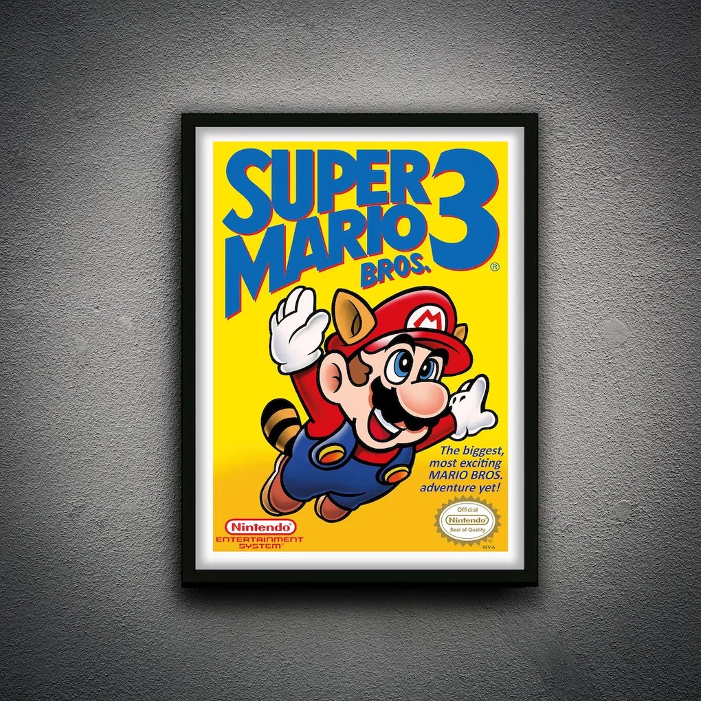 Πόστερ &amp; Κάδρο Super Mario 3 GM175 30x40cm Εκτύπωση Πόστερ (χωρίς κάδρο)