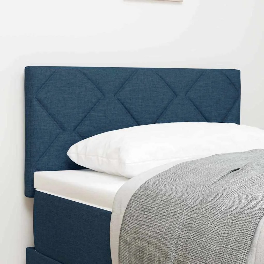 vidaXL Υφασμάτινο Κεφαλάρι Geometric με κεφαλάρι Μπλε 80 cm ύφασμα