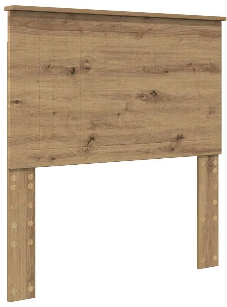 vidaXL Κεφαλάρι με κεφαλάρι Artisan Oak 90 cm Επεξεργασμένο ξύλο