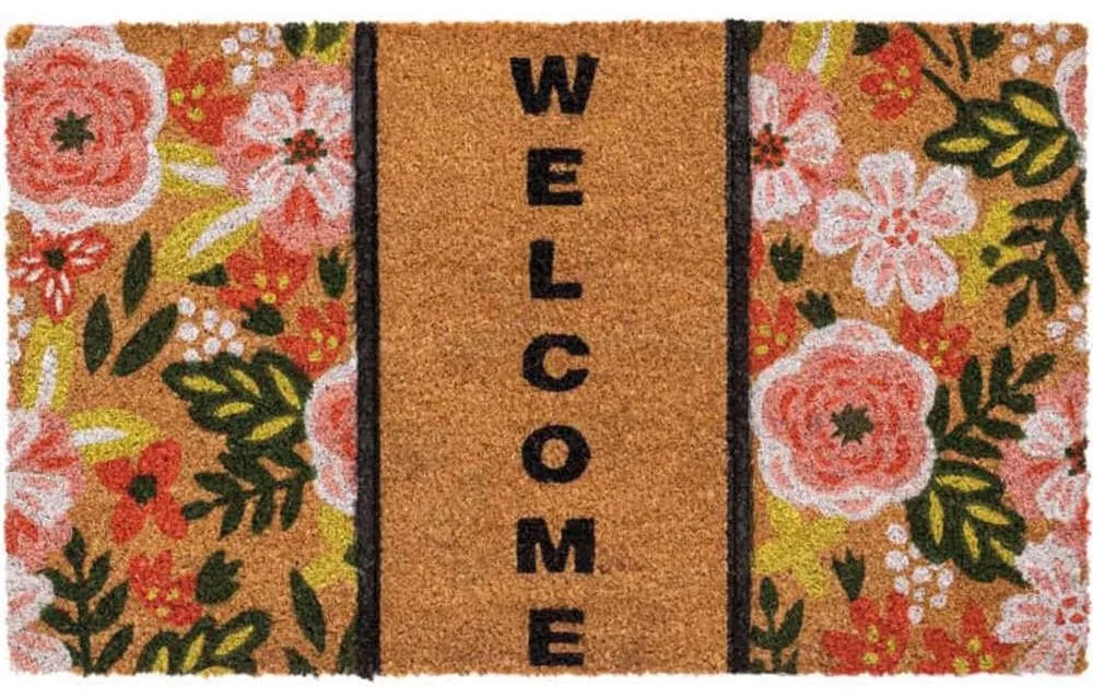 Πατάκι Εισόδου Ruco Style Welcome 012 45x75cm Beige-Multi Sdim 45X75