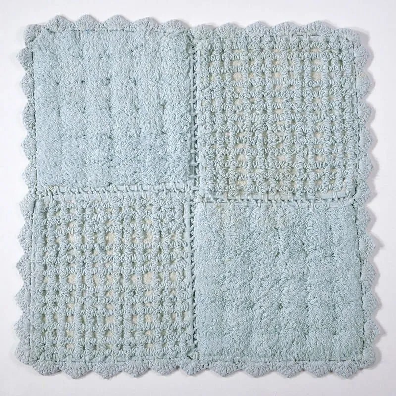 Πατάκι Μπάνιου Biscuit Aqua Down Town 125X125 100% Βαμβάκι