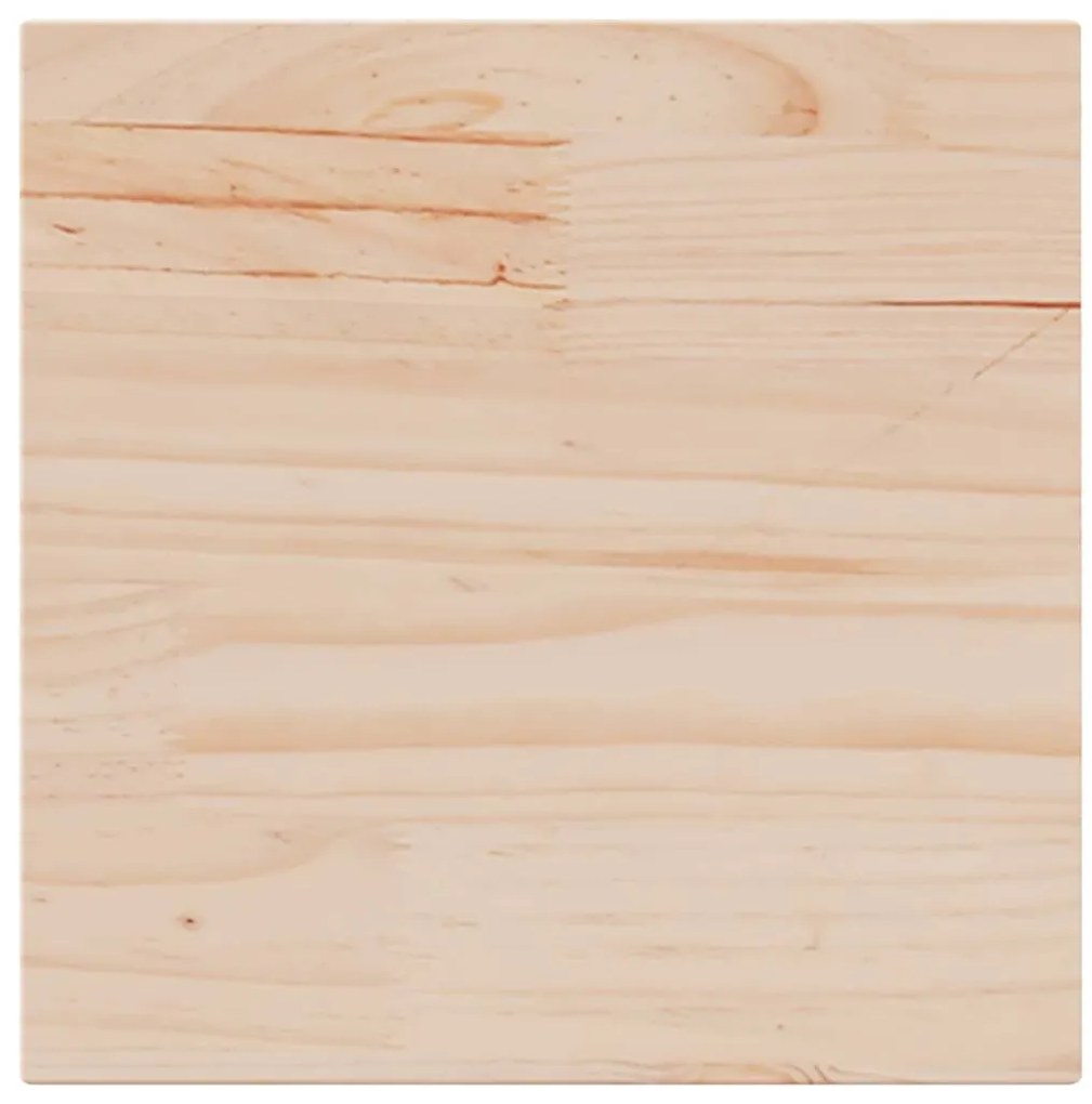 vidaXL Επιφάνεια Τραπεζιού Τετράγωνη 40x40x2,5 εκ. Μασίφ Ξύλο Πεύκου
