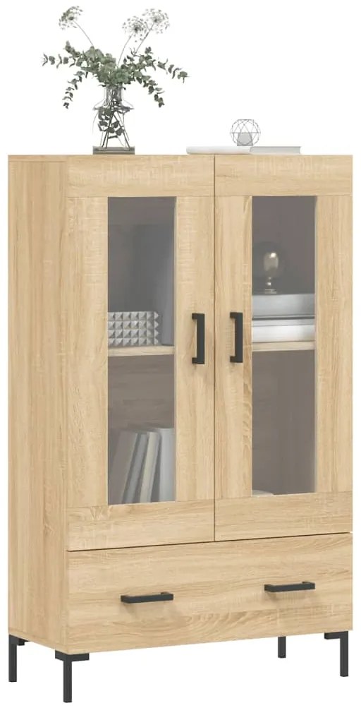 vidaXL Ντουλάπα Sonoma Δρυς 69,5 x 31 x 115 εκ. από Επεξεργασμένο Ξύλο