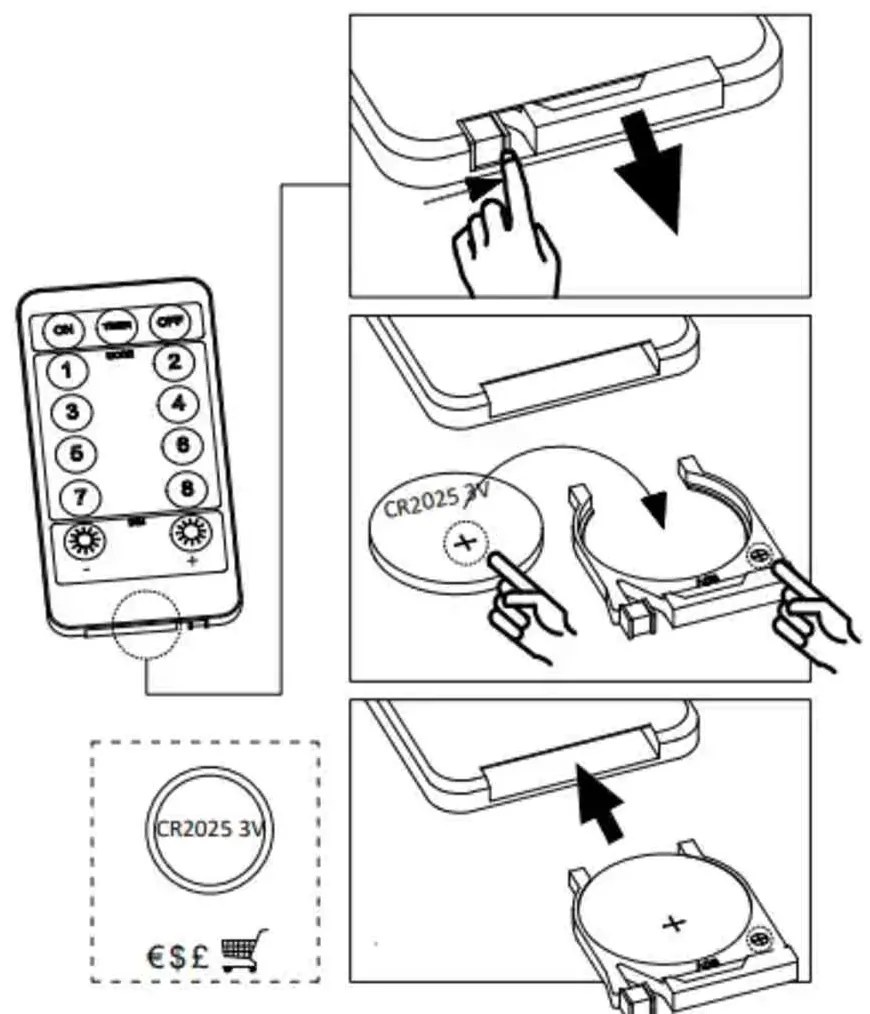 vidaXL Λαμπάκια σε Σχήμα Αστέρι & Φεγγάρι Θερμό Λευκό Χειριστ. 138 LED