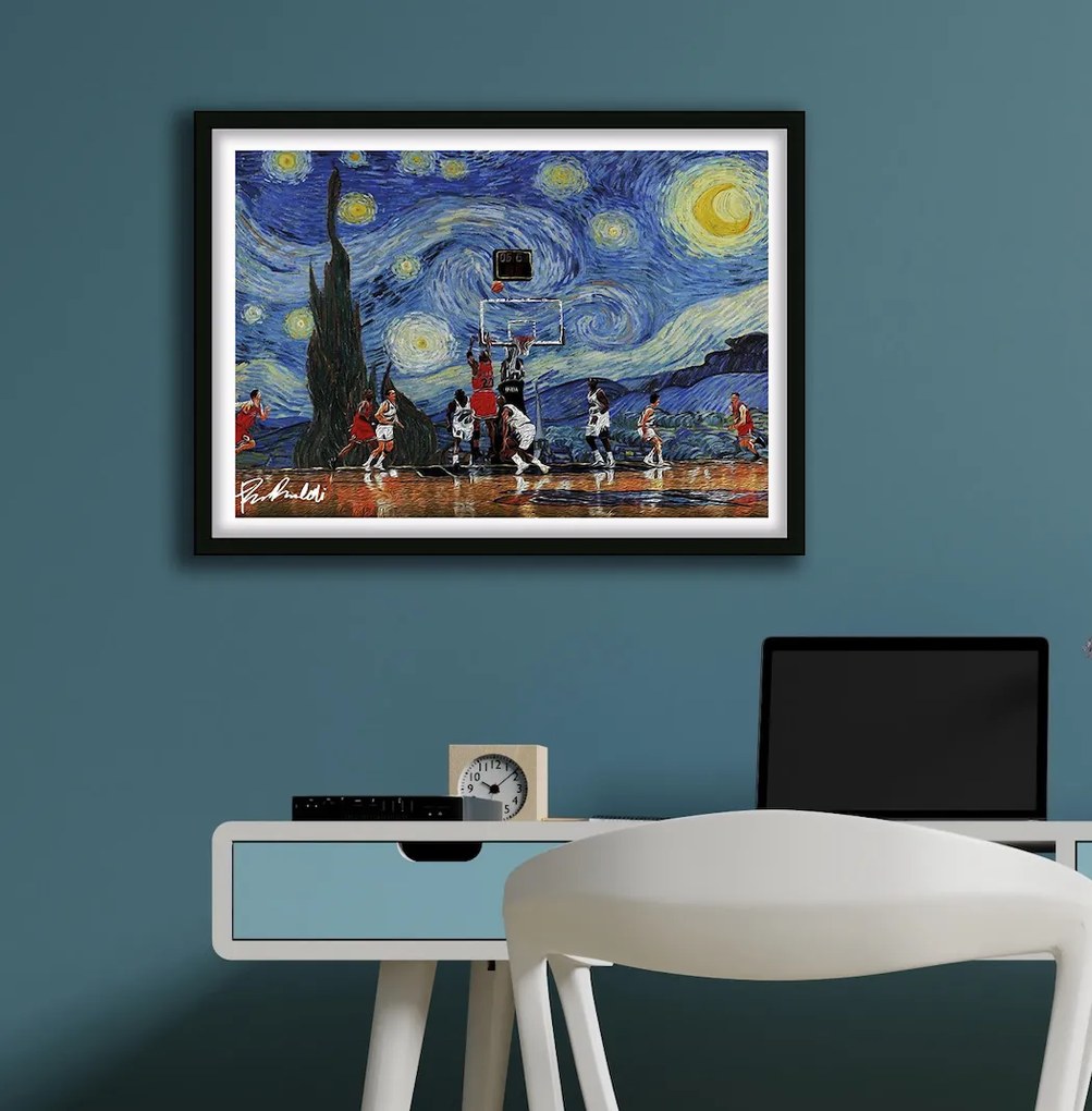 Πόστερ &amp; Κάδρο Michael Jordan The Shot SNK227 30x40cm Εκτύπωση Πόστερ (χωρίς κάδρο)