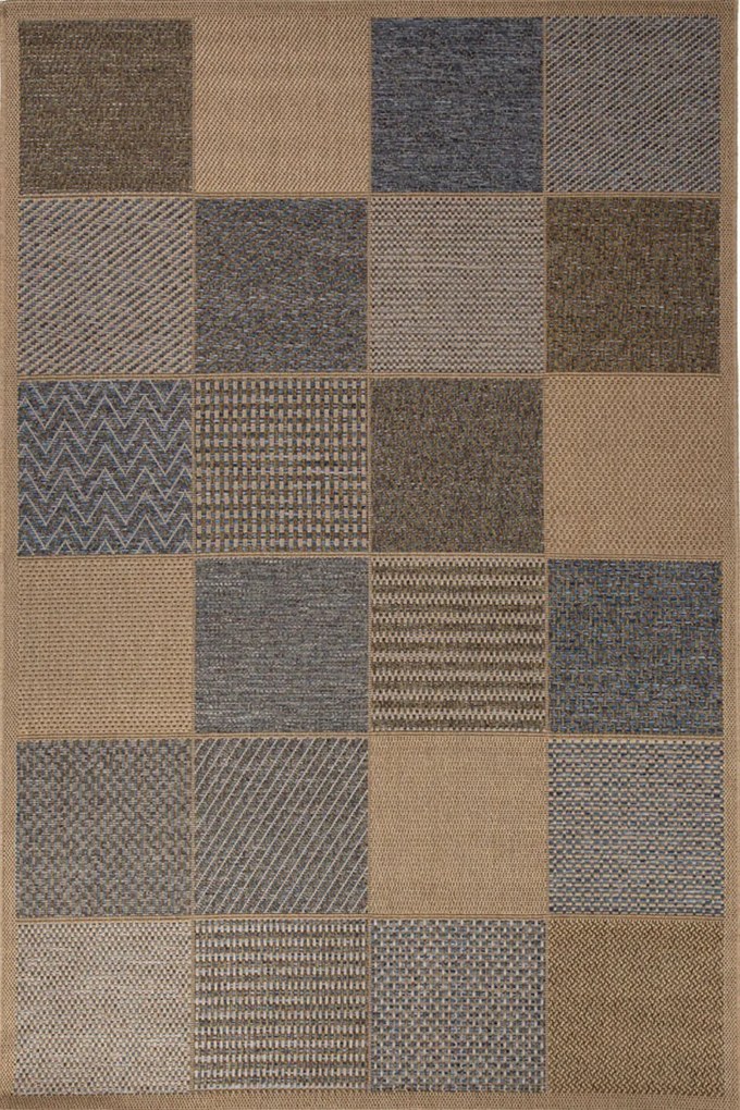 Χαλί Ψάθα Comodo 526 2Z Blue-Beige Royal Carpet 140X200cm