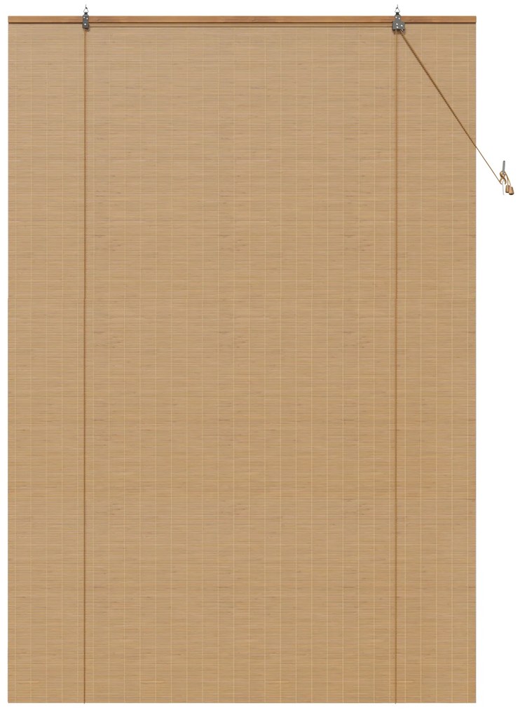 vidaXL Ρολά και Σκίες Παραθύρων Ανοιχτό καφέ 140 x 220 cm Μπαμπού