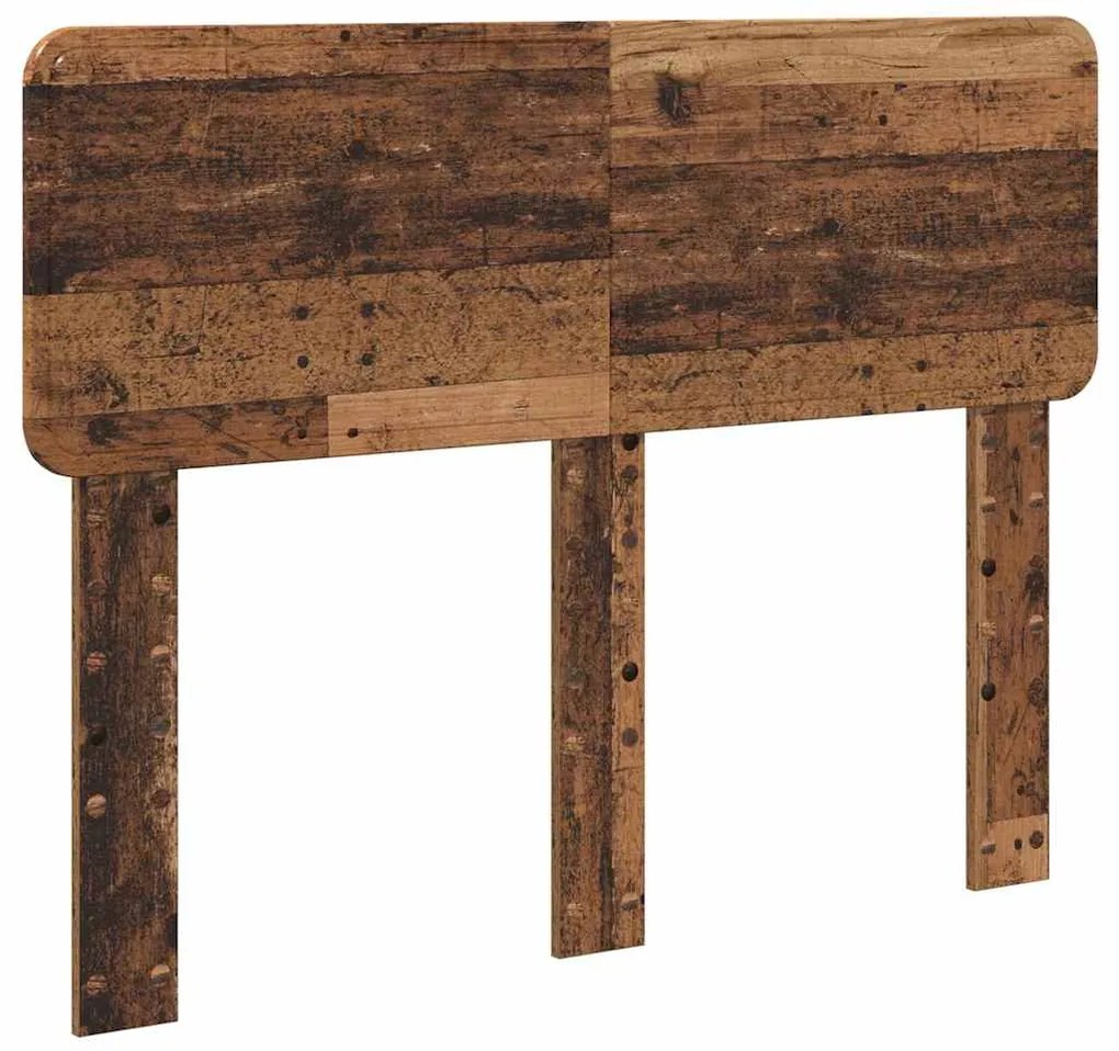 vidaXL Κεφαλάρι με κεφαλάρι Παλιό Ξύλο 135 cm Επεξεργασμένο ξύλο