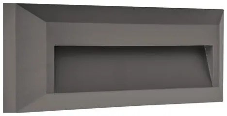 Απλίκα LED Εξωτερικού Χώρου Eurolamp 145-52083 Dark Grey 3CCT
