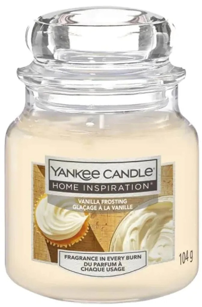 Αρωματικό Κερί Yankee Candle με διάρκεια καύσης έως 30 ώρες και άρωμα Vanilla Frosting