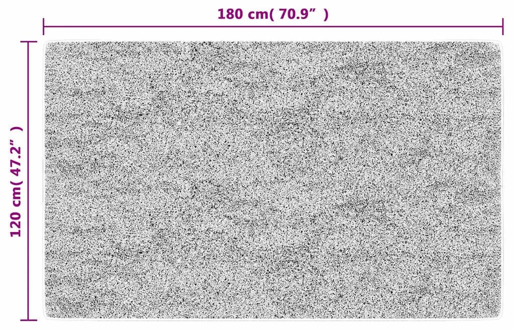 vidaXL Χαλί Πλενόμενο Αντιολισθητικό Πολύχρωμο 120 x 180 εκ.