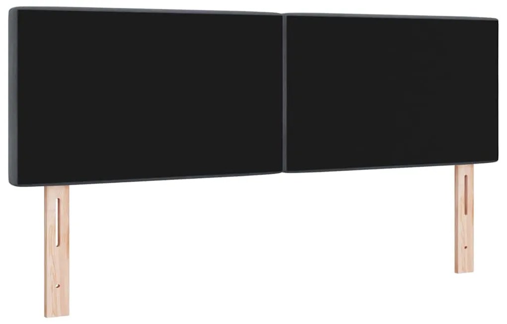 vidaXL Βελούδινο Κεφαλάρι Argyle Σκούρο Γκρι 140 cm Βελούδο