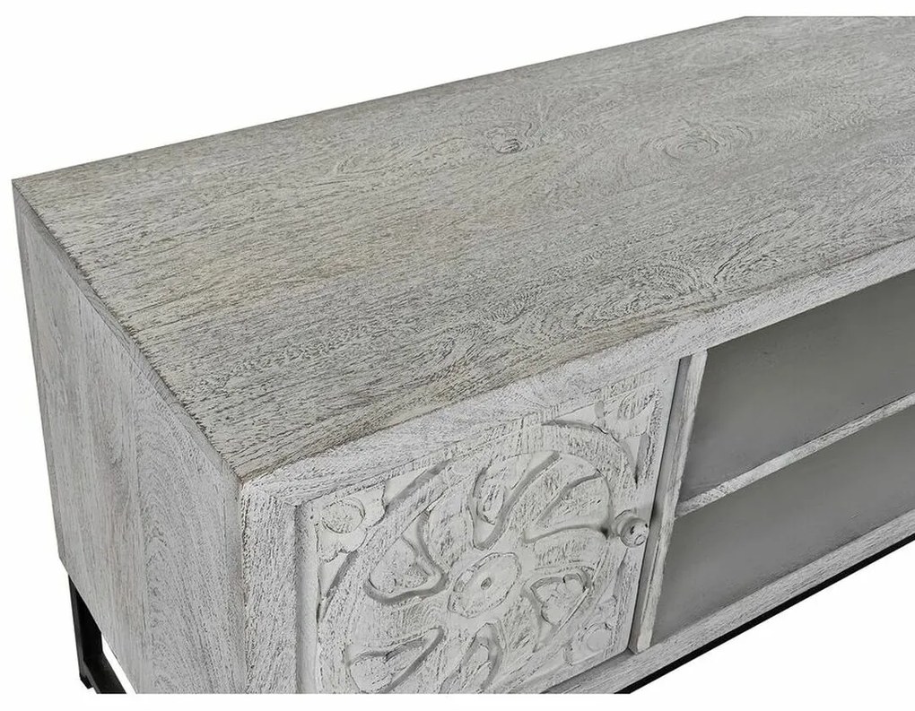 Τηλεόραση DKD Home Decor Μέταλλο Ξύλο από Μάνγκο (130 x 40 x 55 cm)