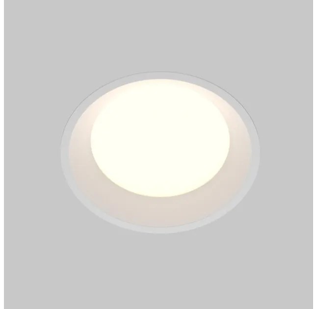 Φωτιστικό Πάνελ Χωνευτό LED 18W Λευκό ΙΡ44 Φ15,5cm 3CCT Okno DL055-18W3-4-6K-W Maytoni DL055-18W3-4-6K-W