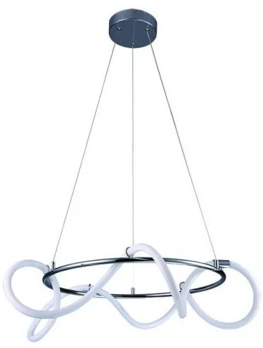 Κρεμαστό Φωτιστικό Οροφής LED 60W 3000K Μέταλλο Χρώμιο 6017-B-CH Inlight-6017-B-CH-Χρώμιο 6017-B-CH
