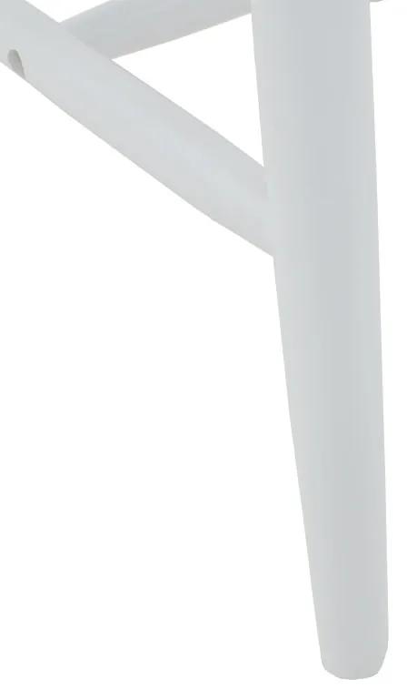 Καρέκλα Adalyn pakoworld ξύλο καρυδί-λευκό πόδι - Ξύλο - 153-000003