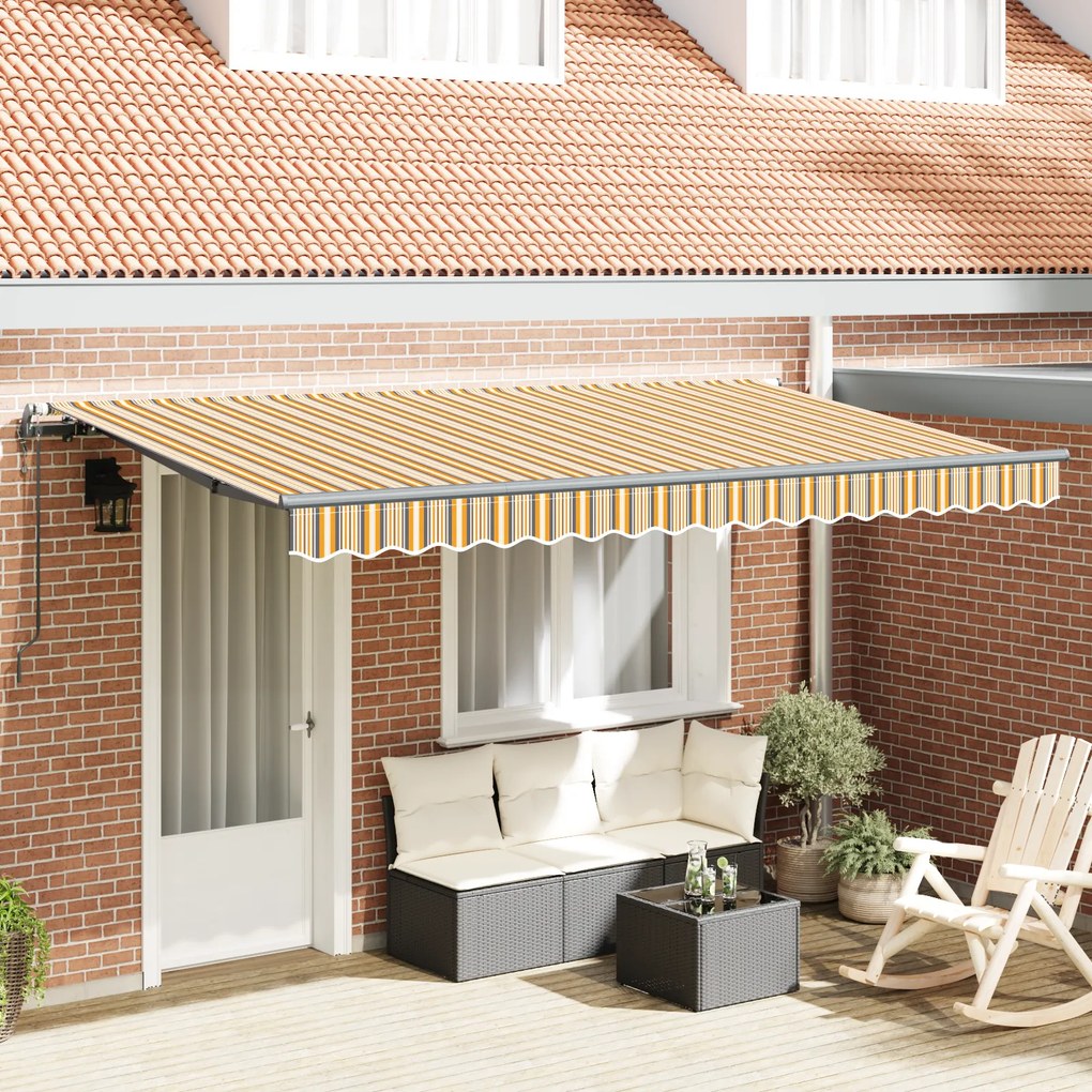 vidaXL Σκηνίτσα Αναδιπλούμενη Πολύχρωμο 400 x 200 cm