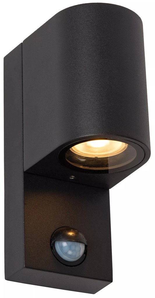 Φωτιστικό Επίτοιχο Lucide 69803-01-30 ZARO IR Μαύρο Ματ (Black Mat)