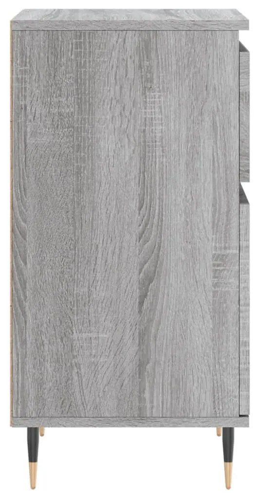 vidaXL Συρταριέρα Γκρι Sonoma 40 x 35 x 70 εκ. από Επεξεργασμένο Ξύλο