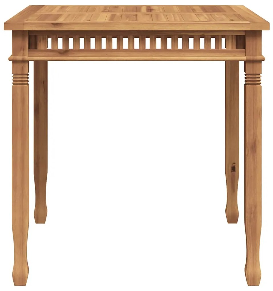 vidaXL Τραπεζαρία Κήπου 80 x 80 x 80 εκ. από Μασίφ Ξύλο Teak