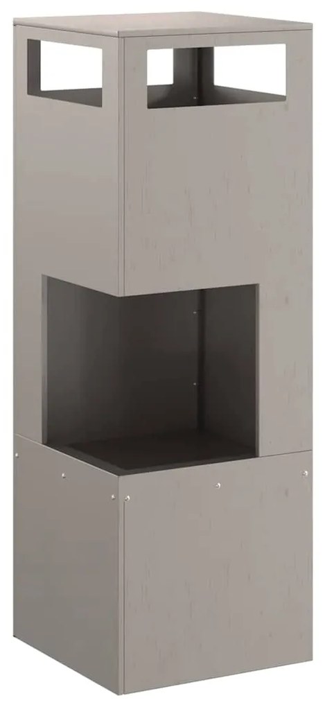 vidaXL Φωτιά Καφέ 35 x 35 x 100 εκ Ατσάλι σκληρυθέν στον αέρα