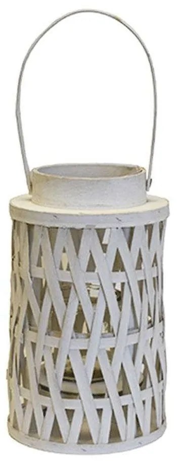 Φανάρι Ξύλινο 00.06.61052 15,5x25,5cm White Wood