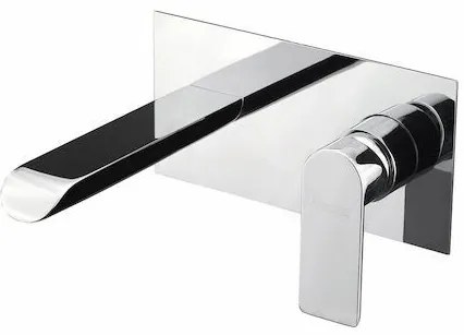 Sanitec Florence 00-99-00637 Μπαταρία νιπτήρα εντοιχιζόμενη Χρώμιο