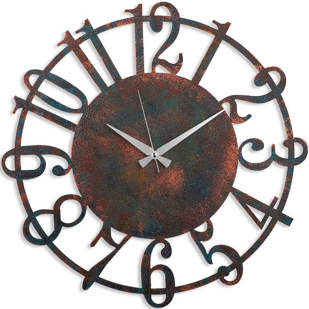 Ρολόι Τοίχου 891TNL2438 Φ48cm Multi-Green Wallity Metal