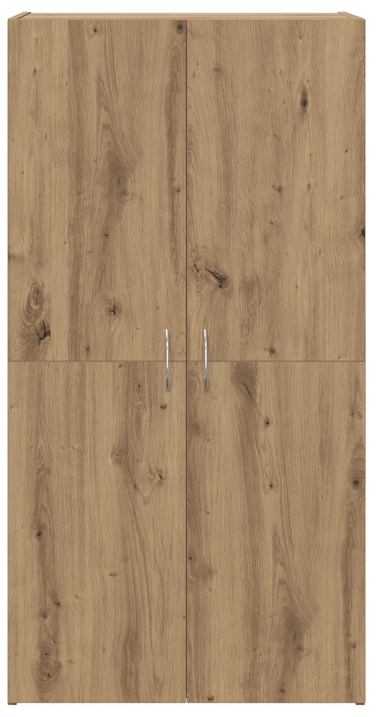 vidaXL Γραφείο Ντουλάπι με ράφι με πόρτα artisan δρυς 60 x 32 x 115 cm