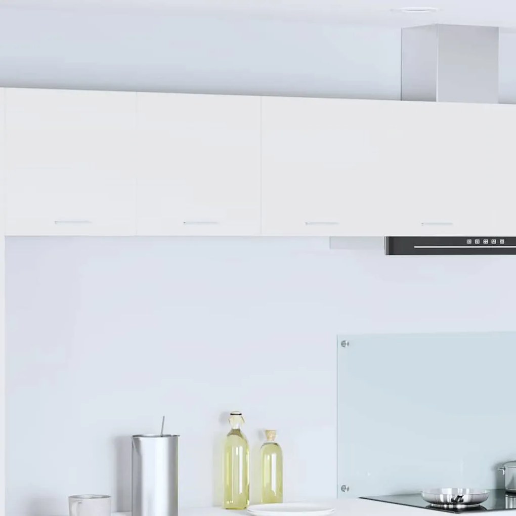 vidaXL Κρεμαστό ντουλάπι Riga Λευκό 80 x 31 x 40 εκ Επεξεργασμένο ξύλο