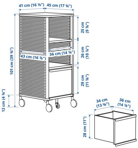 BEKANT μονάδα αποθήκευσης 403.629.85