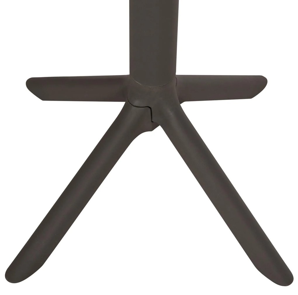 Τραπέζι μπάρ TERRIN Στρόγγυλο Πολυπροπυλενίου Dark Olive Green Φ61x107Υ εκ. 61x61x107 εκ.