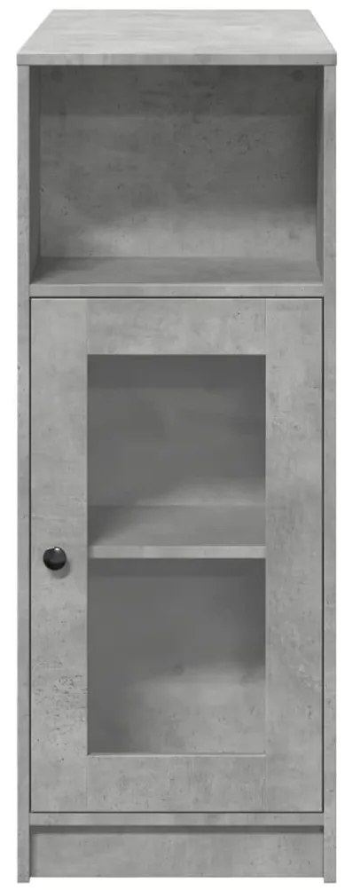 vidaXL Τραπέζι Μπαρ με Ράφια Γκρι Σκυρ. 101x40x103,5 εκ Επεξεργ. Ξύλο
