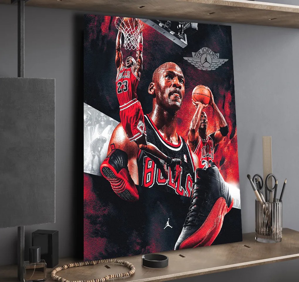 Πίνακας σε καμβά Jordan X Bulls KNV1597 30cm x 40cm