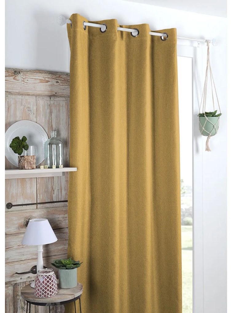 Κουρτίνα (140x260) Με Τρουκς S-F Copenhague Moutarde R68937006